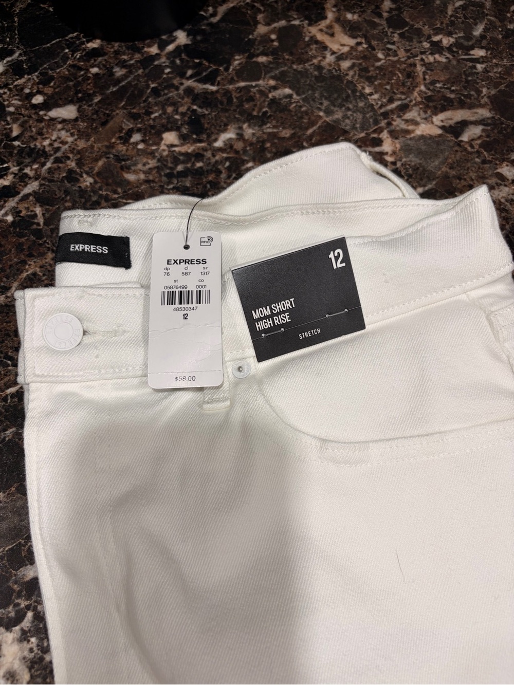 Express High Rise Mom Shorts - Picture 6 of 6